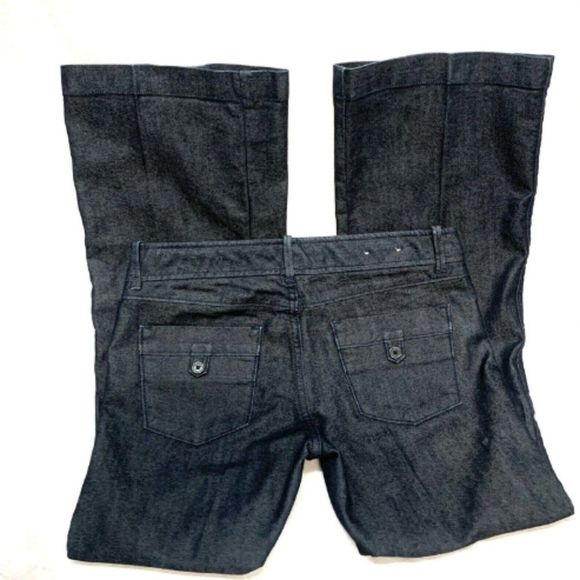 Banana Republic Women Straight Jeans Size 8P | 29 Blue Denim Pants 5 Pockets - Picture 6 of 7